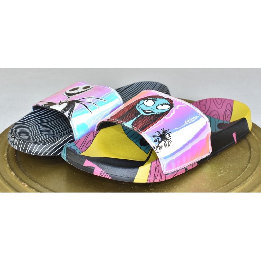 Ground Up X Disney Nightmare Before Christmas Unisex Sandals 8 Irridescent Slide